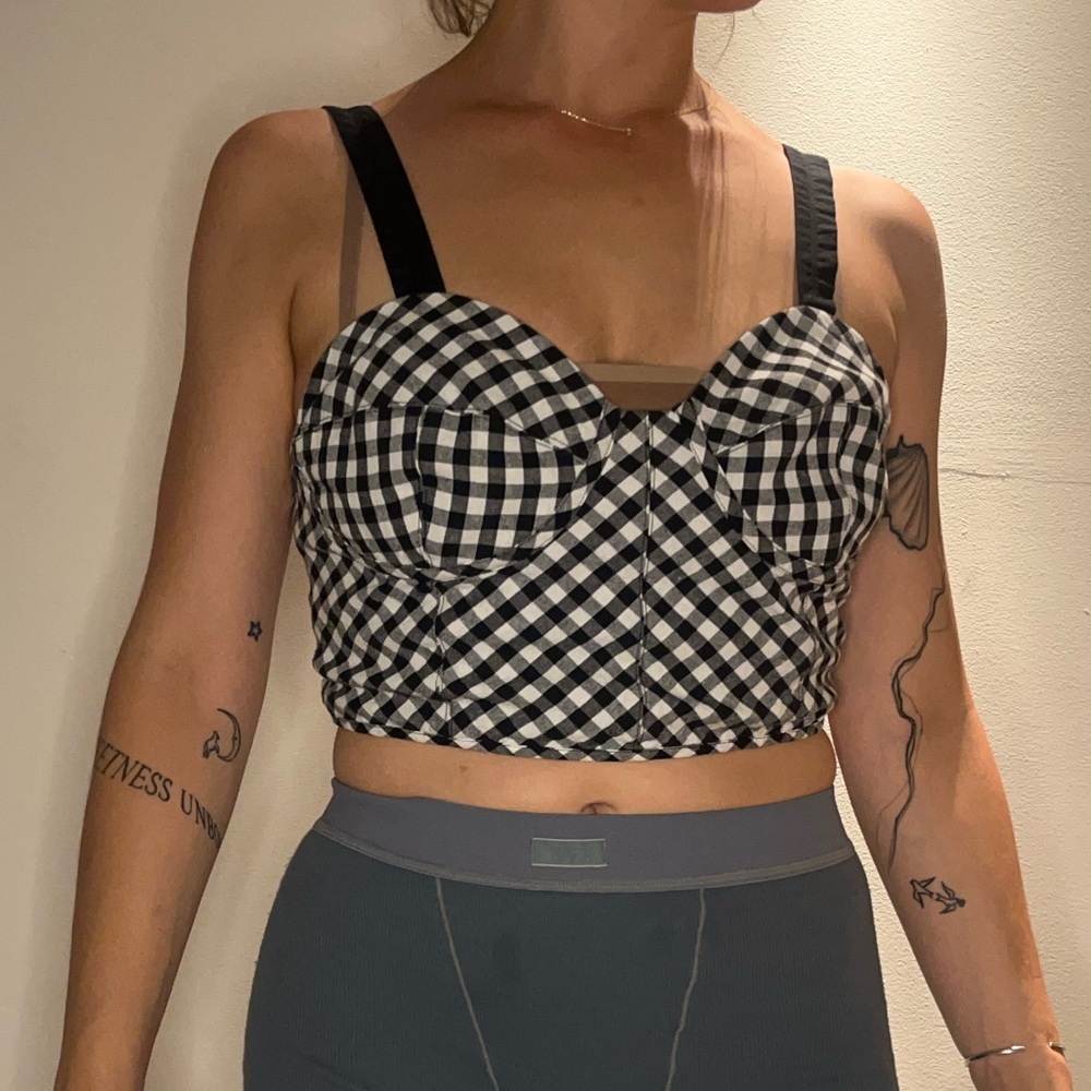 TOME structured corset top